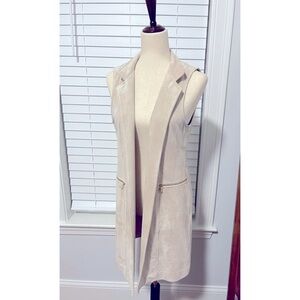 Calvin Klein Beige Long Vest